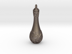 Love Potion - 50mm in Polished Bronzed Silver Steel