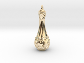 Love Potion - 50mm in 14k Gold Plated Brass