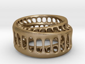 Bracelet 2 in Polished Gold Steel