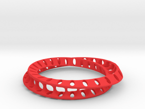 Bracelet 3 in Red Processed Versatile Plastic