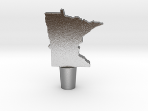Wine Stopper of Minnesota in Natural Silver