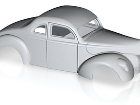 1/32 1940 Ford Coupe 2 Inch Chop in Tan Fine Detail Plastic