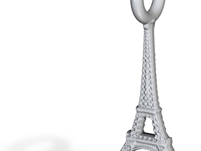 Eiffel Tower, Paris, France Charm in Matte Black Steel