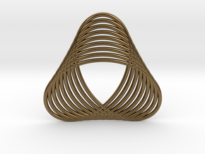 0539 Motion Of Points Around Circle (5cm) #016 in Natural Bronze