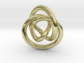 Infinity Pendant in 18k Gold Plated Brass