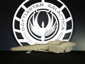 StealthStar Recon Viper Landed (BSG) in White Natural Versatile Plastic: 1:72