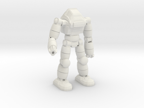 Neo Battlesuit Pose 3 in White Natural Versatile Plastic