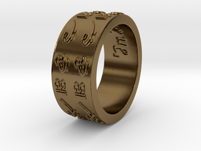 'In Tune'  Forever Ring in Polished Bronze: 6.5 / 52.75