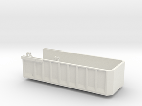 AS22 Bed in White Natural Versatile Plastic: 1:64
