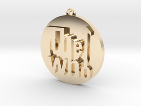 The Who Logo in 14k Gold Plated Brass
