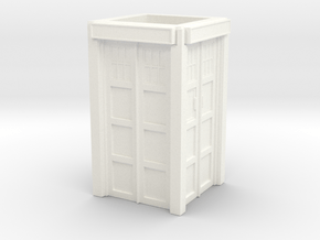 The Physician's Blue Box in 1/35 scale (walls only in White Processed Versatile Plastic