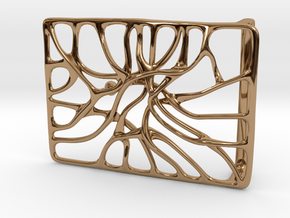 Belt Buckle 'Connect' in Polished Brass