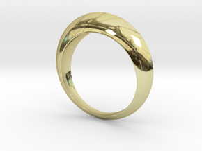 Dome Ring in 18k Gold Plated Brass