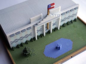 Minecraft Whitehouse in Full Color Sandstone