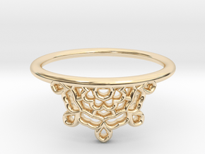 Half Lace Ring - Size 6.5 in 14K Yellow Gold
