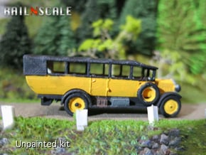 Alpenwagen - mit geschlossenem Verdeck (N 1:160) in Gray Fine Detail Plastic