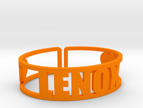 Lenox Cuff in Orange Processed Versatile Plastic