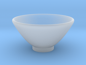 Bowl Hollow Form 2016-0006 various scales in Smooth Fine Detail Plastic: 1:24