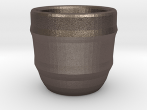 Design Cup for Coffee or else will keep the Coffee in Polished Bronzed Silver Steel