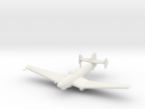 Loire-Nieuport LN.401/411 (without bomb) in White Natural Versatile Plastic: 1:200