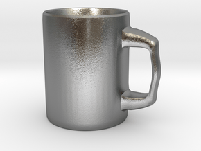 Designers Mug for Coffee or else in Natural Silver