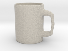 Designers Mug for Coffee or else in Natural Sandstone