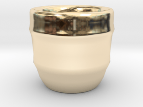Design Cup for Coffee or else will keep the Coffee in 14k Gold Plated Brass