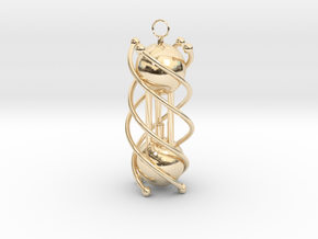 Design Fantasy Lantern in 14k Gold Plated Brass