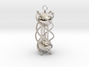Design Fantasy Lantern in Rhodium Plated Brass