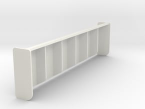 Rear Wing for 1/10 scale RC model in White Natural Versatile Plastic