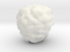 Fantasy Rock Asteroid in White Natural Versatile Plastic