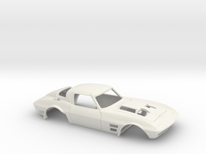 1/18 Corvette Grand Sport 1964 in White Natural Versatile Plastic