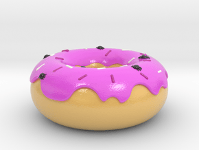 Boo-nilla Spider Donut  in Glossy Full Color Sandstone