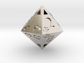 Sphericon-based d12: hollow in Platinum