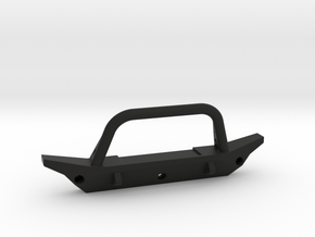 1/10 Scale Jeep front bumper in Black Natural Versatile Plastic