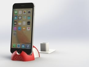 iPhone 6S/6S Plus Dock-Red in Full Color Sandstone