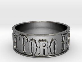 Mt. View Toro Band Ring (size 6) in Fine Detail Polished Silver