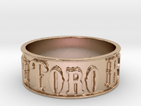 Mt. View Toro Band Ring (size 6) in 14k Rose Gold