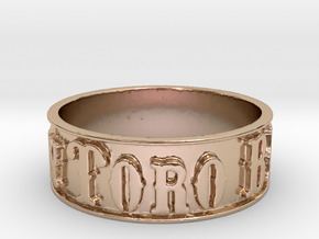 Mt. View Toro Band Ring (Size 7.5) in 14k Rose Gold