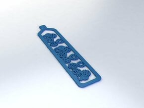 Bookmark, strong straight and Flexible in Blue Processed Versatile Plastic