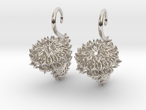 The Thistle Plugs / gauges/ 10g (2.5 mm) in Rhodium Plated Brass
