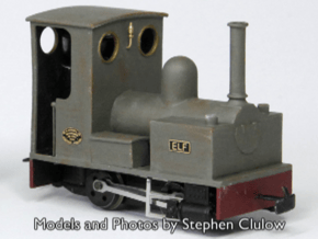 OO9 Bagnall 0-4-0 for Minitrains Chassis in Tan Fine Detail Plastic