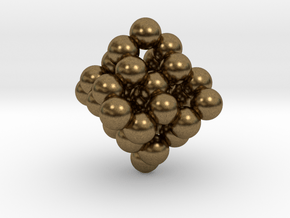 Nanodiamond Pendant C35 in Natural Bronze