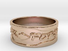 Warrior Forever Ring (Size 4) in 14k Rose Gold