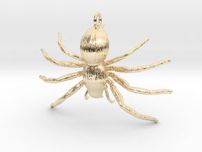 Spider Hecklace in 14K Yellow Gold