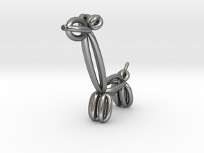 Balloon Girafe Pendant in Natural Silver