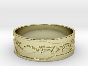 Warrior Forever Ring (Size 10.25) in 18k Gold