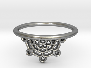 Half Lace Ring - Size 7.5 in Natural Silver: 7.5 / 55.5