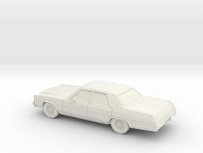 1/87 1977 Chrysler Newport Sedan in White Natural Versatile Plastic