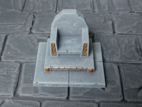 Dwarf Throne in Smooth Fine Detail Plastic